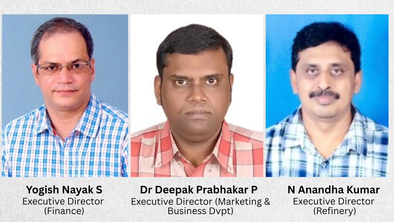 MRPL appoints three new Executive Directors to strengthen leadership team